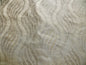 Curvy Modern River Silk Lampas - Silver Gold White
