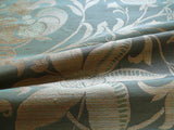 100% Silk Lampas Fairy Tale Pom "spruce" Green Blue Beige Josef Frank - By The Yard -MSRP USD 345/y