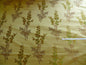 Schumacher Bell Flower Silk Lampas - Pine Green Gold