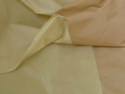 By Yard Lee Jofa Tennyson Stripe "Cream" Wide Stripe Silk Taffeta Beige MSRP USD 256/Y