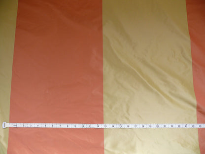 By yard Lee Jofa Tennyson Stripe "rose" Wide Stripe Silk Taffeta Pink MSRP USD 256/Y