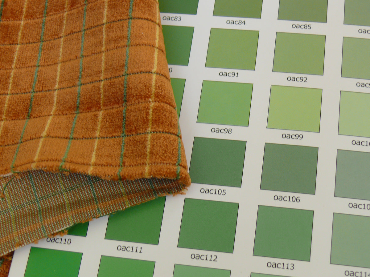 Lee Jofa Figaro Velvet Check Spice Gold Bty