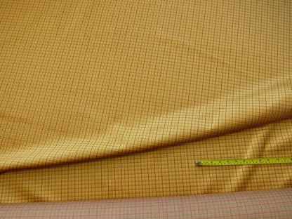 Lee Jofa Figaro Velvet Check Gold Gilt - By the Yard