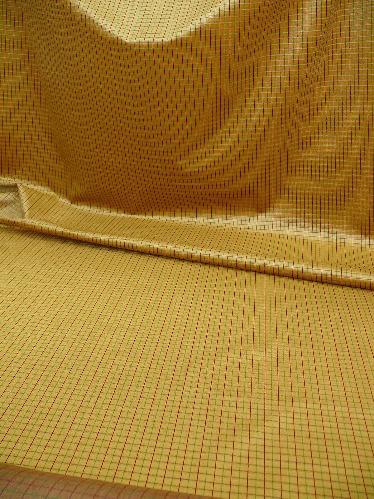 Lee Jofa Figaro Velvet Check Gold Gilt - By the Yard