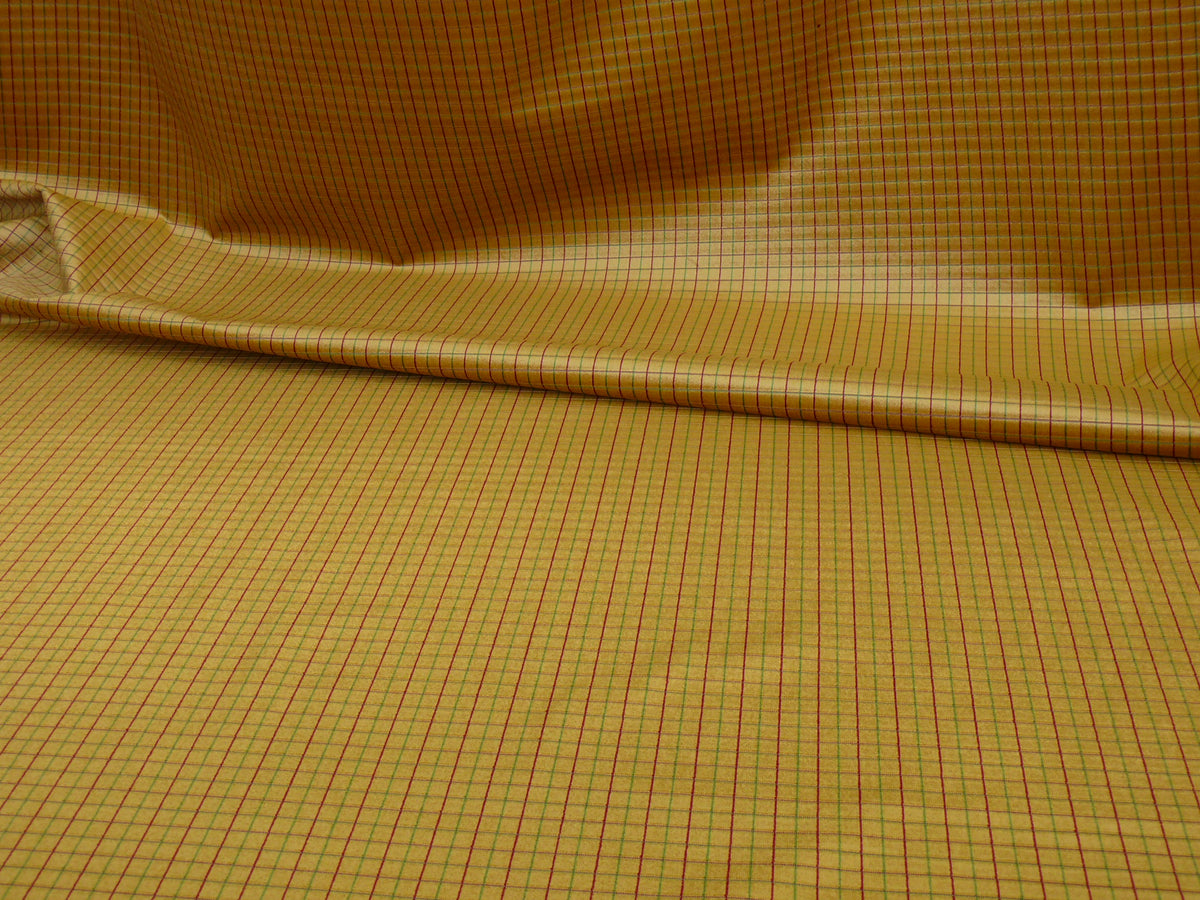 Lee Jofa Figaro Velvet Check Gold Gilt - By the Yard