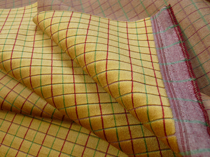 Lee Jofa Figaro Velvet Check Gold Gilt - By the Yard