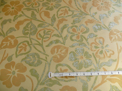 Kravet Rubino Printed Italian Velvet Spearmint Green Gold Bty MSRP USD 330/Y