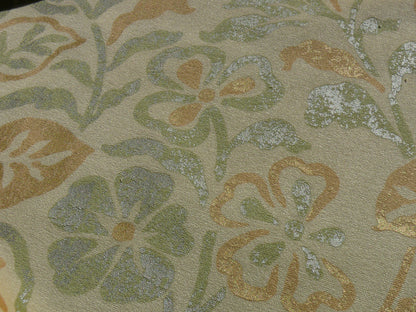 Kravet Rubino Printed Italian Velvet Spearmint Green Gold Bty MSRP USD 330/Y