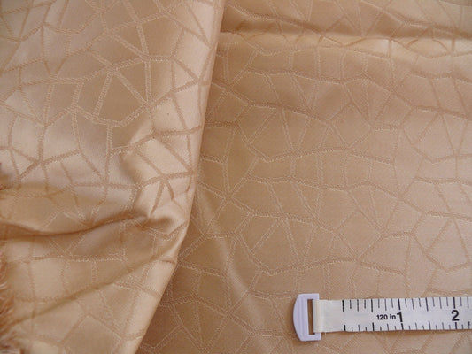 Kravet Couture Lattice Silk - Champagne & Light Peach