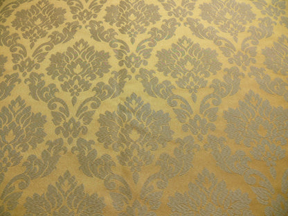 Classic Damask Medallion Cotton Blend - Gold