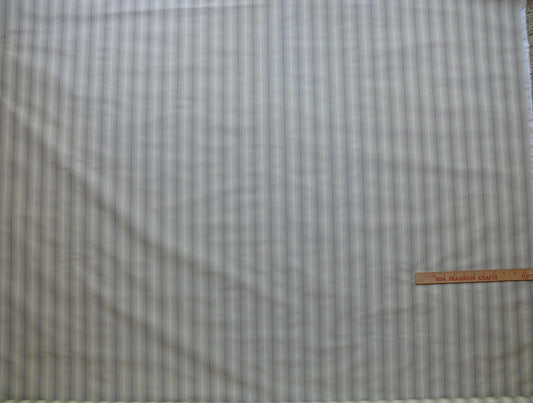Scalamandre Domenico Stripe 100% Silk Taffeta Taupe Brown - By the yard