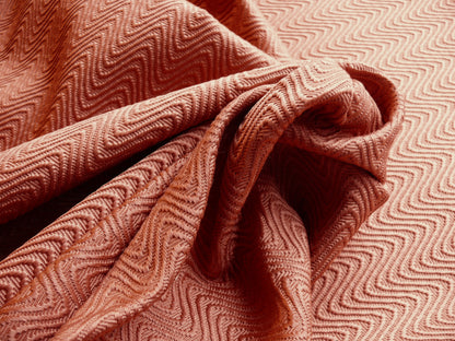 Scalamandre Samba Pumpkin Dark Orange Textured Cotton Rayon Very Heavy Fruity Autumn MSRP USD 172/y
