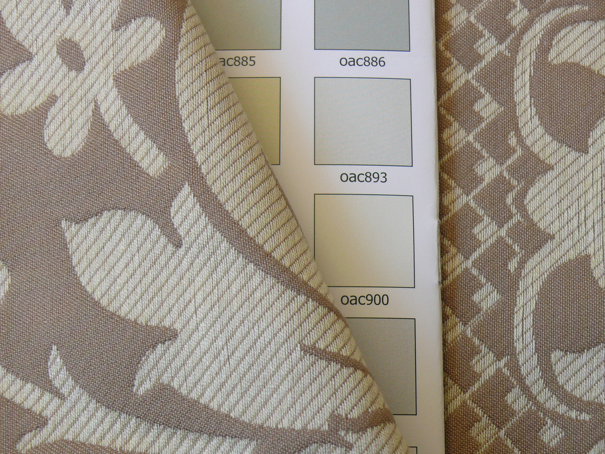by yard Schumacher "julia" Italy Silk Lampas Ren Baby Green and griege MSRP US300+