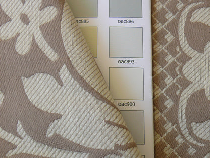 by yard Schumacher "julia" Italy Silk Lampas Ren Baby Green and griege MSRP US300+
