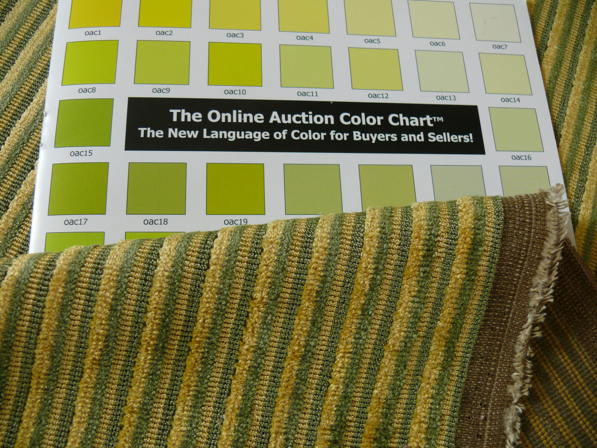 by yard Kravet Couture Medfield Spring Green Yellow Thick Velvet Mini Pin Stripe Belgium