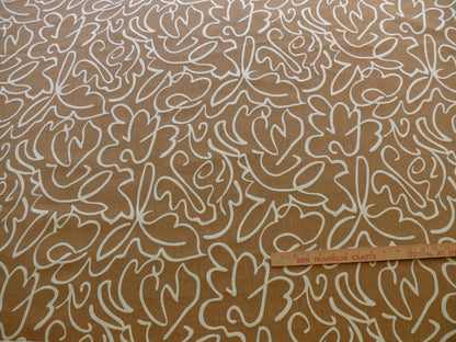 Scalamandre Yang Linen - Tan On Beige