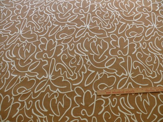 Scalamandre Yang Linen - Tan On Beige