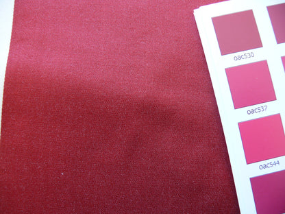 Scalamandre Palladio Silk/cotton Satin Large Stripe Deep Raspberry Red White Cream Grandeur MSRP USD280/Y