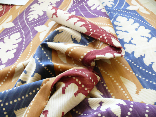 Kravet Couture Lombardi Velvet In Multi Blue Purple Wine bty MSRP USD 270/y