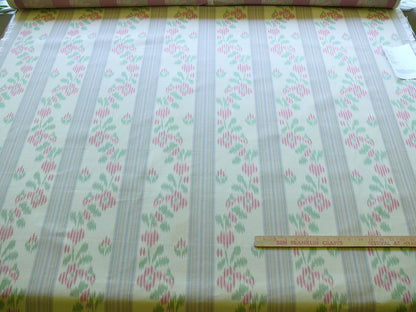 Lee Jofa Lambelet Stripe Rose Amber On Cream Incredibly Charming