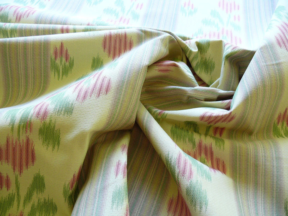 Lee Jofa Lambelet Stripe Rose Amber On Cream Incredibly Charming