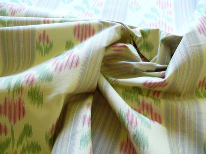 Lee Jofa Lambelet Stripe Rose Amber On Cream Incredibly Charming