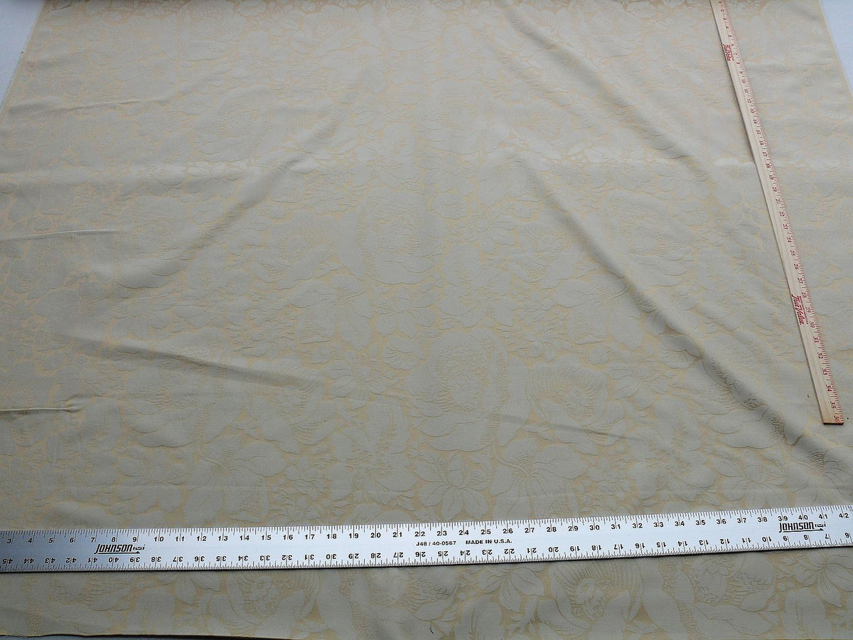 by yard Scalamandre Chelsea Damask Fh Parchment White MSRP USD 192/y