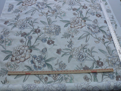 1yd Scalamandre Embroidery Peony Salena "white Smoke"MSRP USD 108y