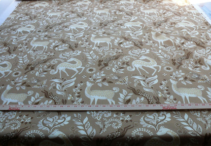 By yard Scalamandre Into The Woods Birch Deer Rabbit Hare Horse MSRP USD 204/Y
