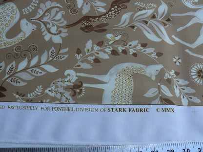 By yard Scalamandre Into The Woods Birch Deer Rabbit Hare Horse MSRP USD 204/Y