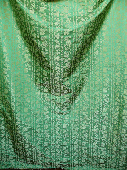 Lee Jofa "romantic Silk" Vine Stripe Emerald Green Gold MSRP USD 196/Y