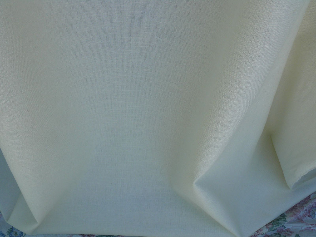 by yard Clarence House Pantelleria Eggshell Linen Very Heavy White MSRP USD 169/Y #1460
