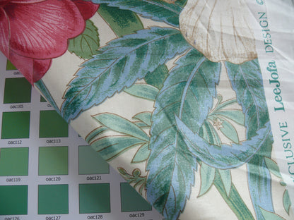 Lee Jofa Gloriana  Butterfly Garden Iris Ocra Camelia Foxglove Chintz MSRP USD 196/y