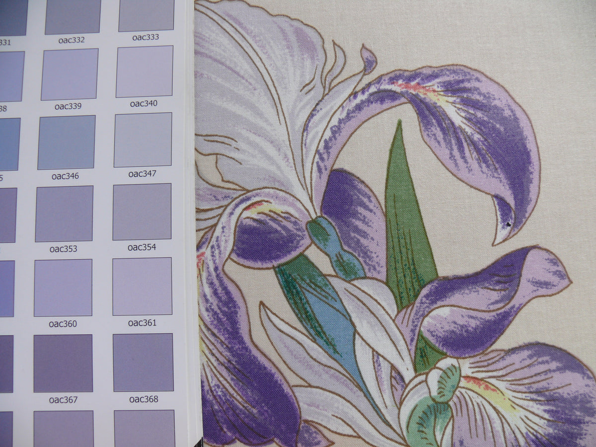 Lee Jofa Gloriana  Butterfly Garden Iris Ocra Camelia Foxglove Chintz MSRP USD 196/y