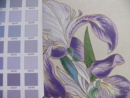 Lee Jofa Gloriana  Butterfly Garden Iris Ocra Camelia Foxglove Chintz MSRP USD 196/y