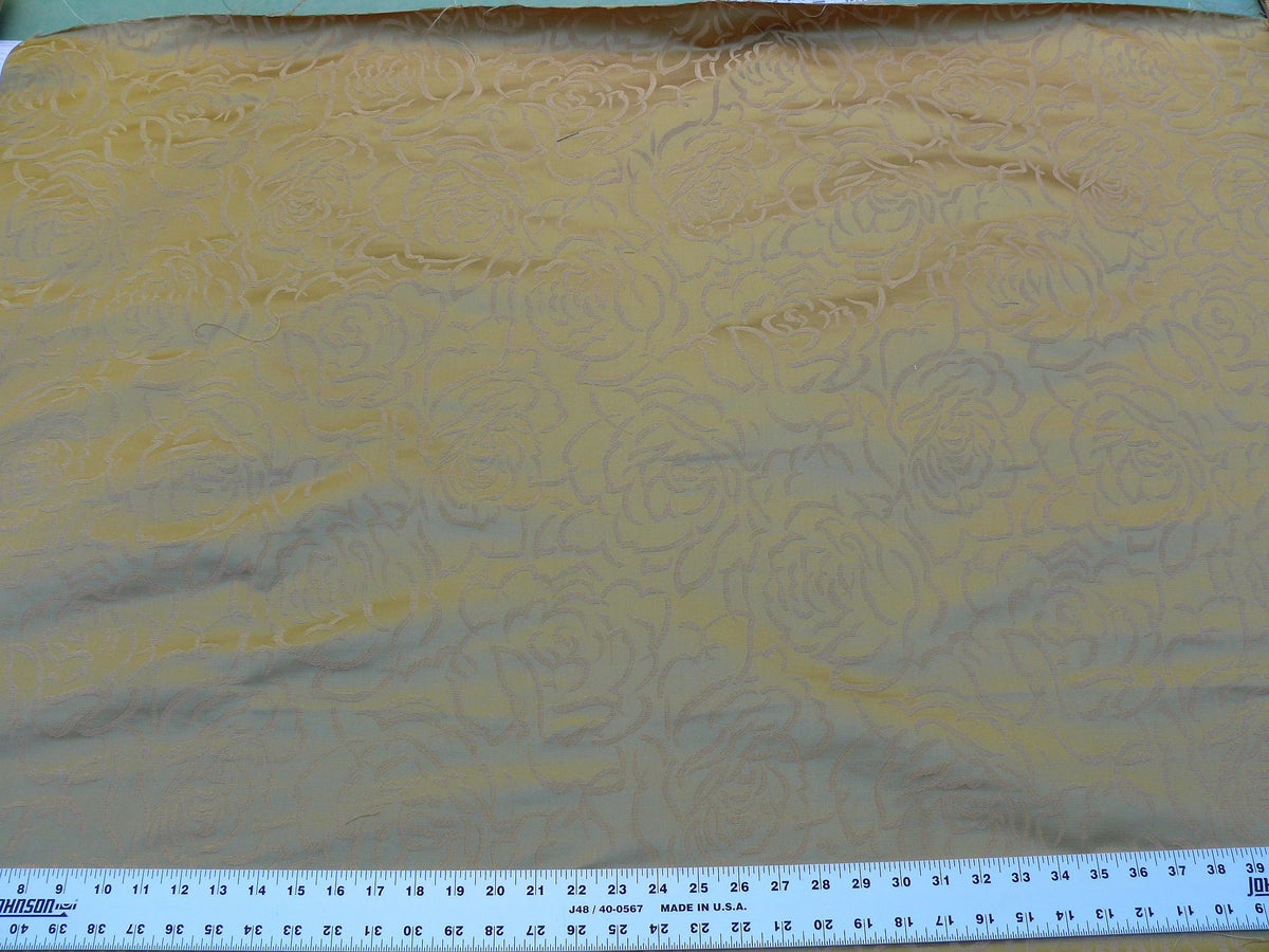 Scalamandre Phoebe Gilt Gold Silk Brocade Rose Matisse Drawing Flora MSRP USD 256/y