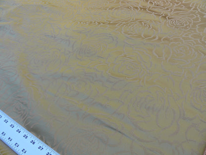 Scalamandre Phoebe Gilt Gold Silk Brocade Rose Matisse Drawing Flora MSRP USD 256/y