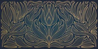 Clarence House Saarinen Melodic Jacquard Sable White Lite Brown Tulip Art Deco Mid Century