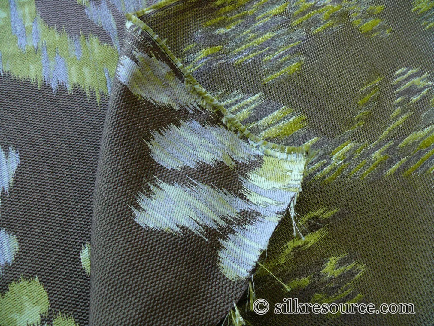 Scalamandre Visby ROSEHIP 100% SILK Lampas SHADOW BROWN Old World Weavers MSRP USD 896/Y #1464