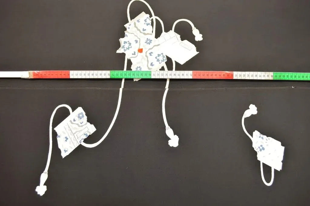 Rare 100%Silk TSUKESAGE BOLT Lovely Ribbon/Chrysanthemum 12Y