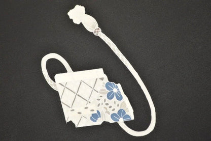 Rare 100%Silk TSUKESAGE BOLT Lovely Ribbon/Chrysanthemum 12Y