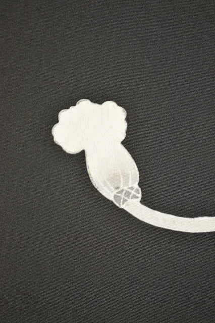 Rare 100%Silk TSUKESAGE BOLT Lovely Ribbon/Chrysanthemum 12Y