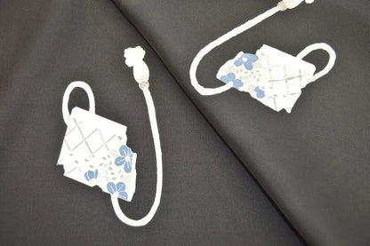 Rare 100%Silk TSUKESAGE BOLT Lovely Ribbon/Chrysanthemum 12Y