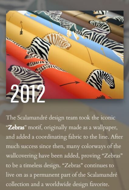 Scalamandre Zebras Petite Masai Red Black White Cotton Print Animal MSRP USD266/y