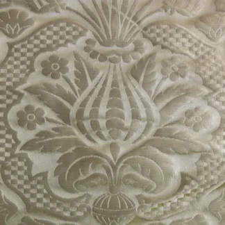 RENAISSANCE ARTICHOKE 100%SILK DAMASK in SUNGLOW