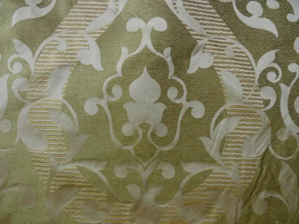 SCALAMANDRE CALVIN FABRICS 100%SILK DAMASK LOTUS ACADIA GREEN