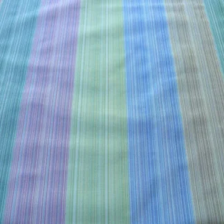 CLARENCE HOUSE 100% SILK STRIE TAFFETA RAINBOW COLOR 7.5Y