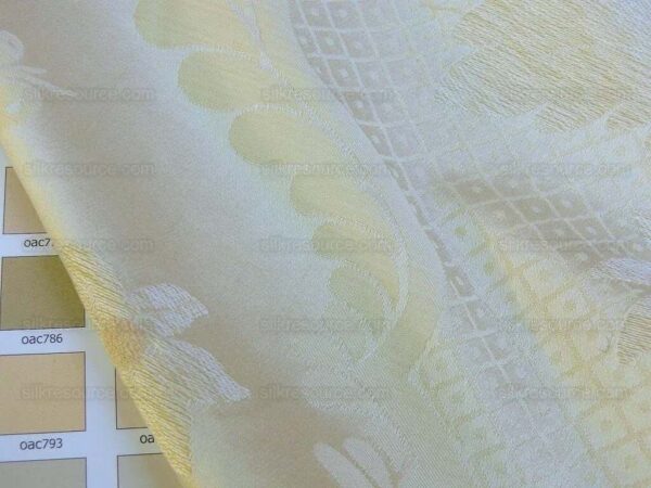 Scalamandre Bouquet Damask Classic Grand Cream Ivory Damask MSRP USD 512