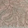 SCALAMANDRE WALLACE LINEN PRINT FROM UK PINK BROWN MSRP$160/Y BT