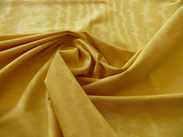 SCALAMANDRE WATERMARK MOIRE MING YELLOW BTY BRILLIANT! MSRP$199/